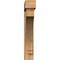 Ekena Millwork Imperial Block Rough Sawn Bracket w/ Offset Brace, Western Red Cedar, 8"W x 48"D x 48"H BKT0806X48X48IMP05RWR - alternate 4